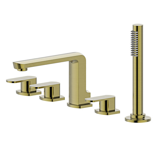 Milano Deck Mount Tub F¨¹ller mit Handspray