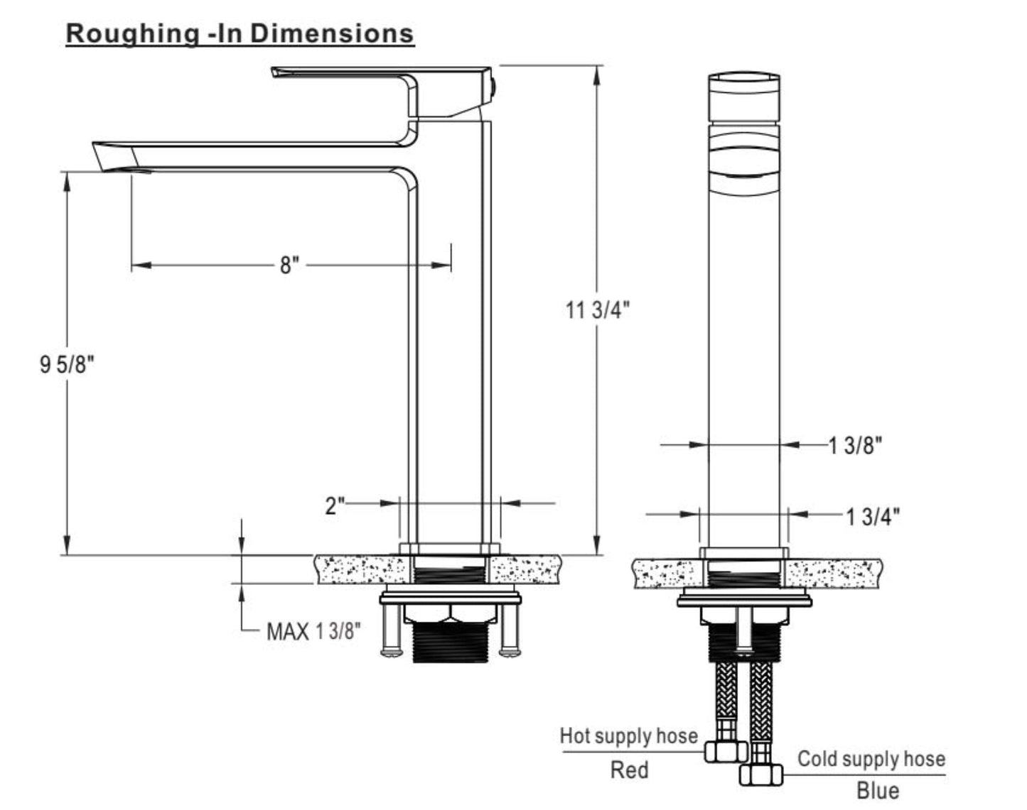 Milano Tall Lav Wasserhahn