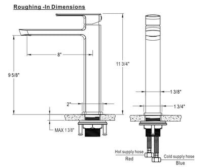 Milano Tall Lav Wasserhahn