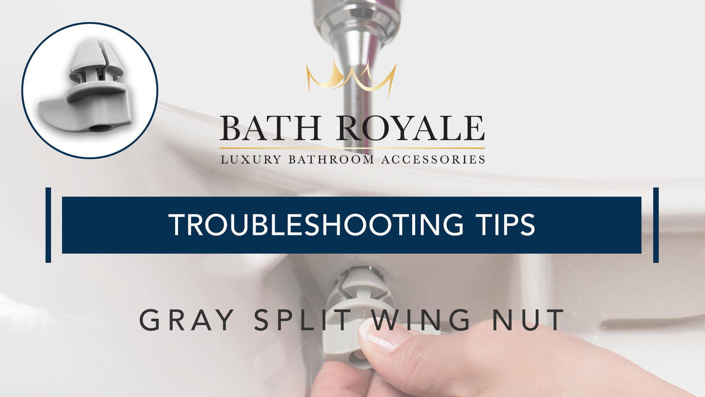 Gray Split Wing Nuts (Set von 2)