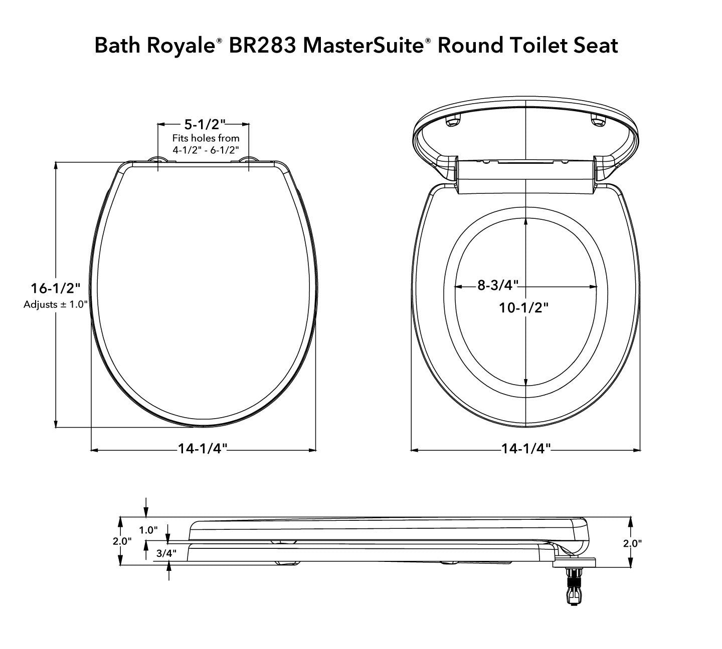 MasterSuite Toilettensitz