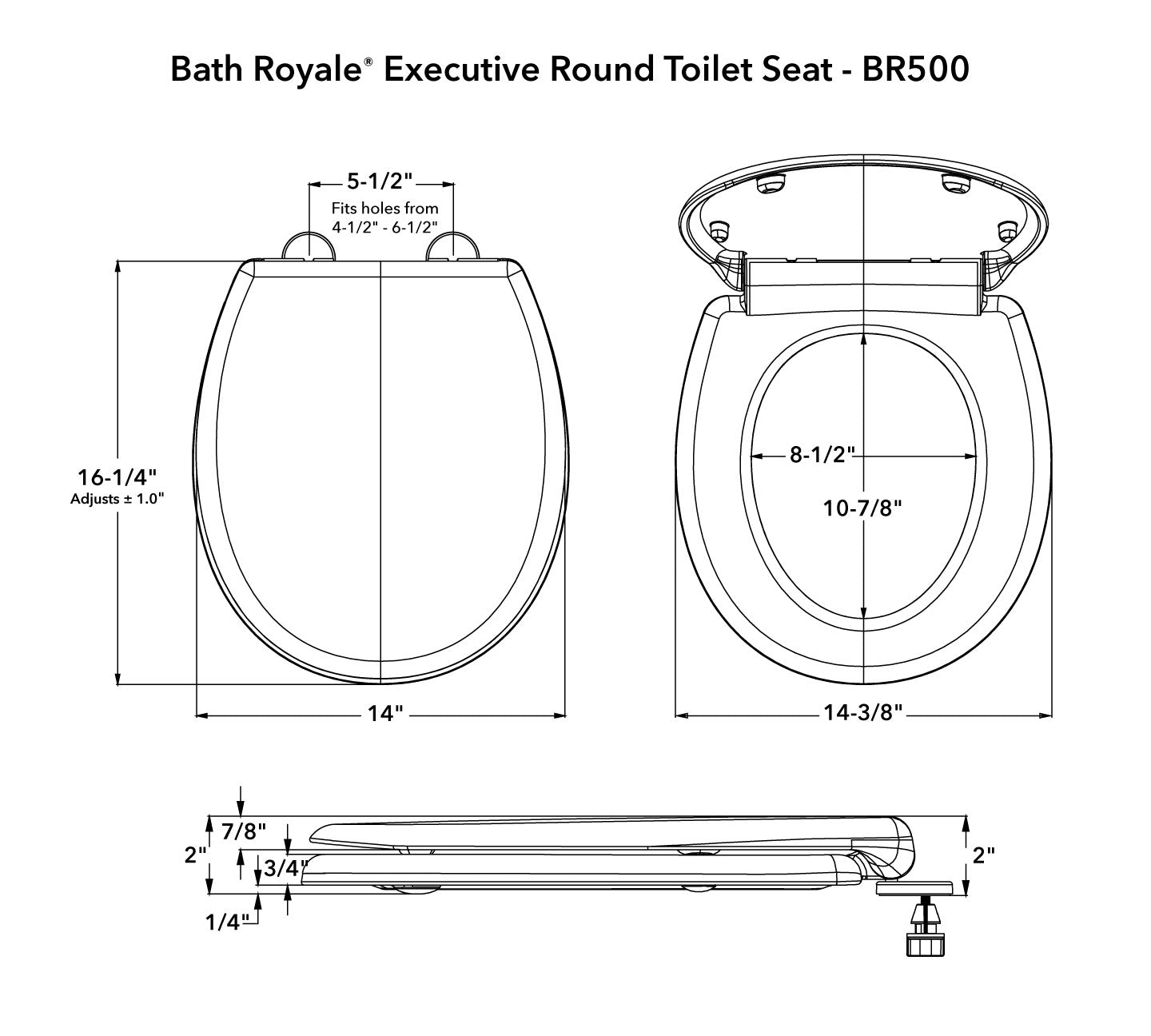 Executive Toilettensitz
