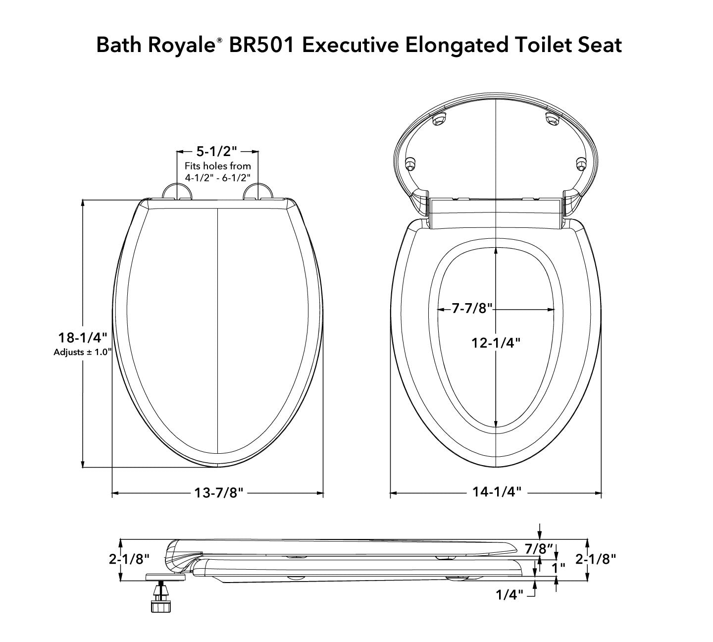 Executive Toilettensitz