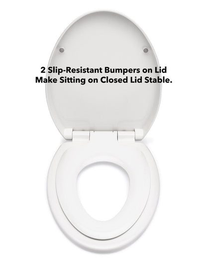 Premium Familientoilettensitz mit eingebautem Kindersitz