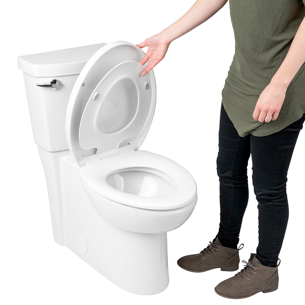 Premium Familientoilettensitz mit eingebautem Kindersitz