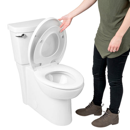 Premium Familientoilettensitz mit eingebautem Kindersitz