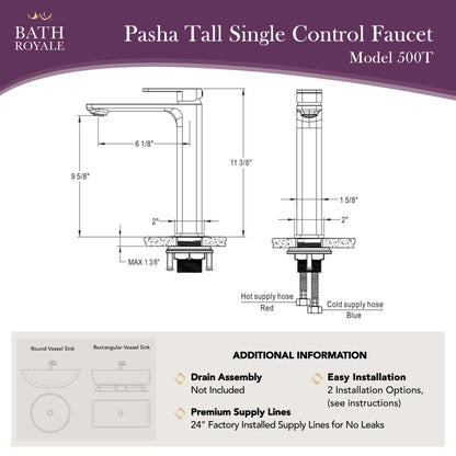 Pasha Tall Lav Wasserhahn