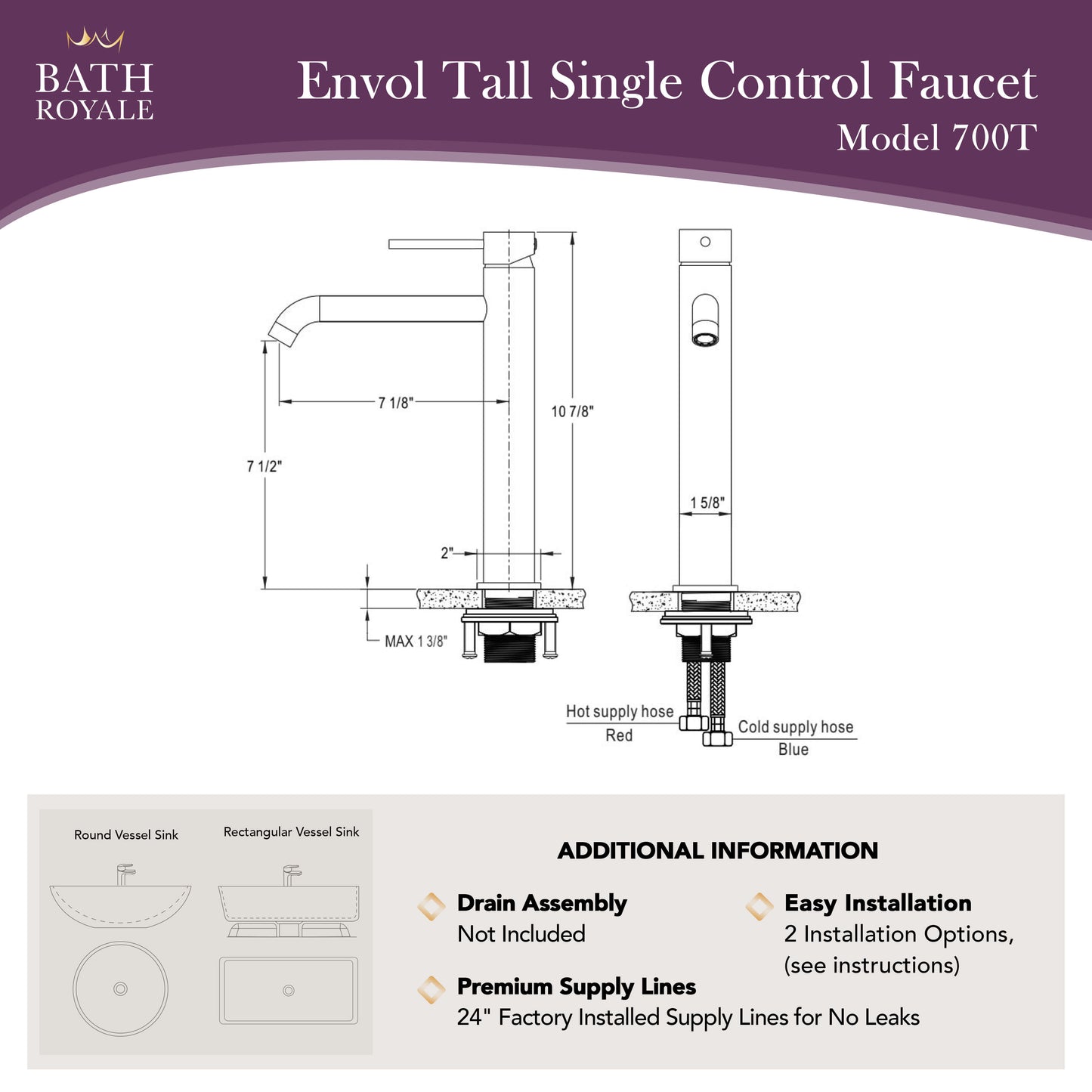 Envol Tall Lav Wasserhahn