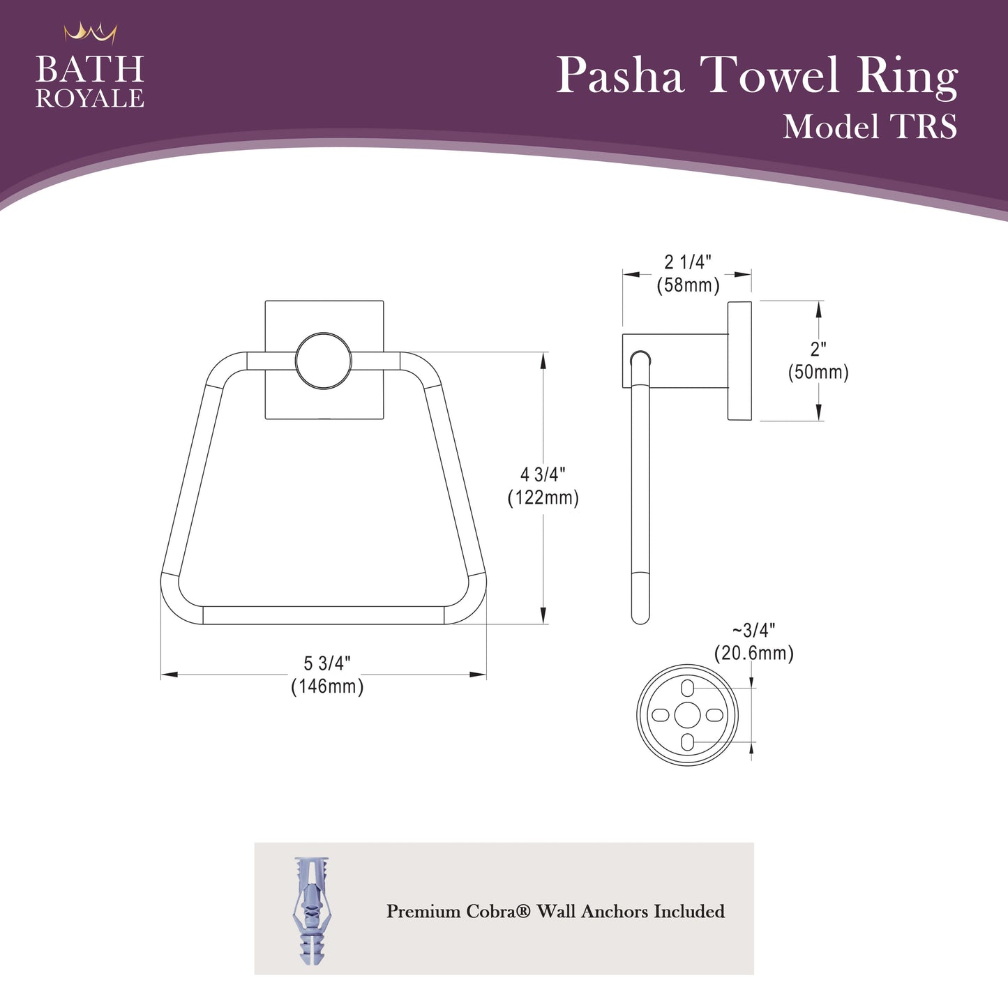 Pasha Handtuch Ring