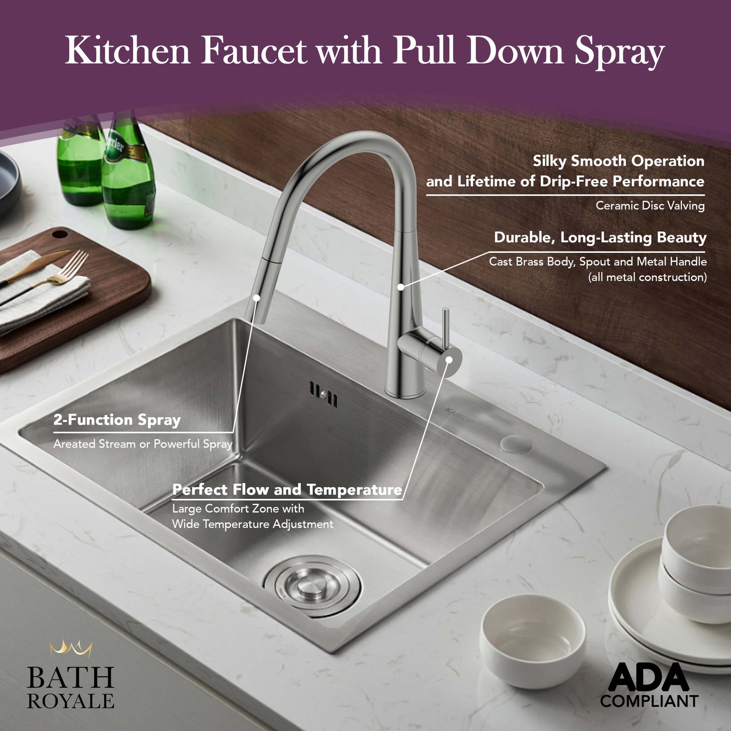 K¨¹chenarmatur mit Pull Out Spray