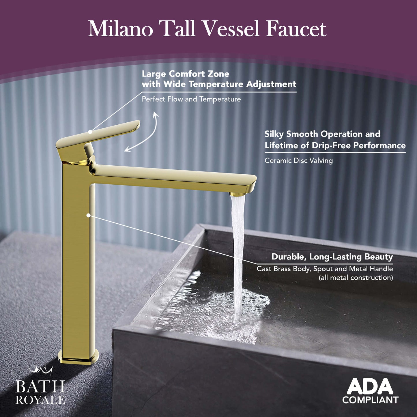 Milano Tall Lav Wasserhahn