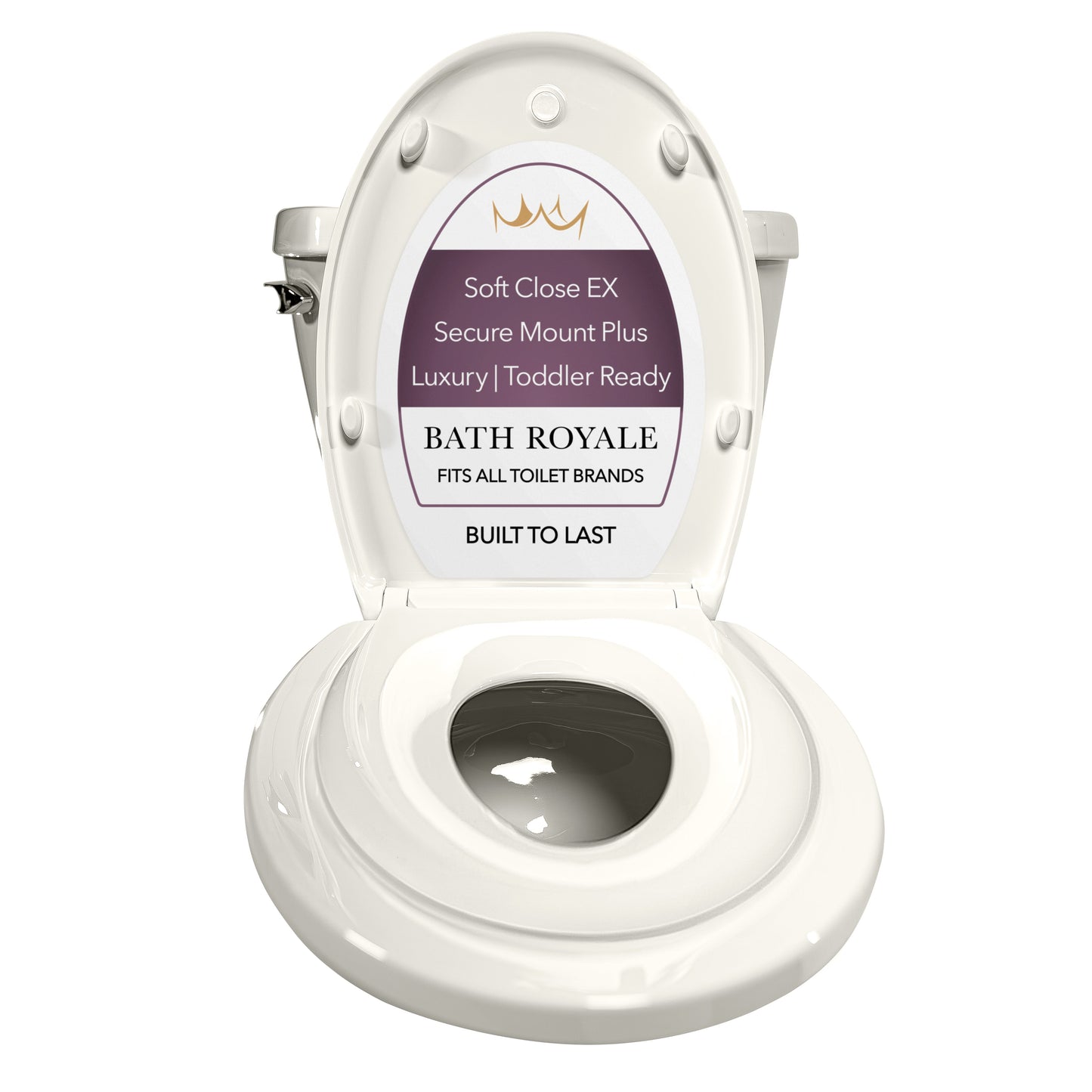 Kingsport Familientoilettensitz mit eingebautem Kindersitz