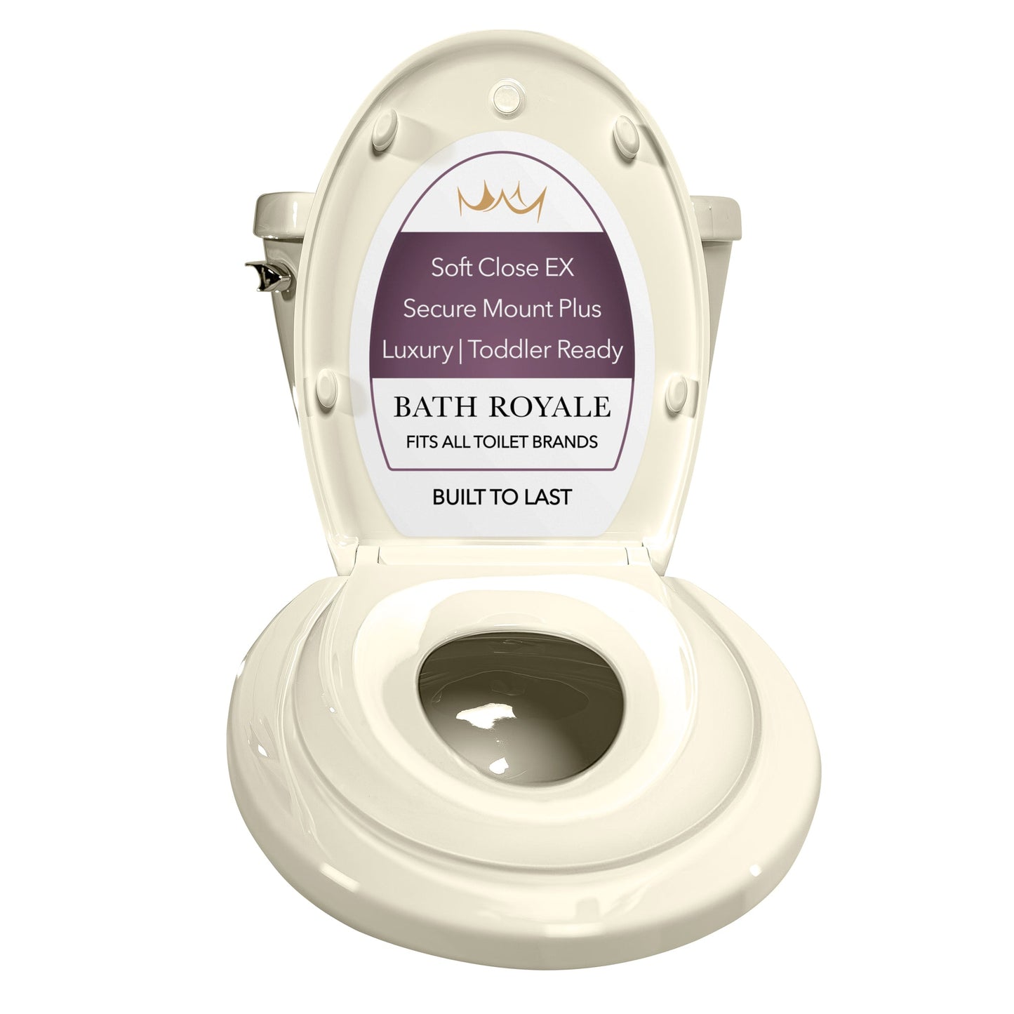 Kingsport Familientoilettensitz mit eingebautem Kindersitz