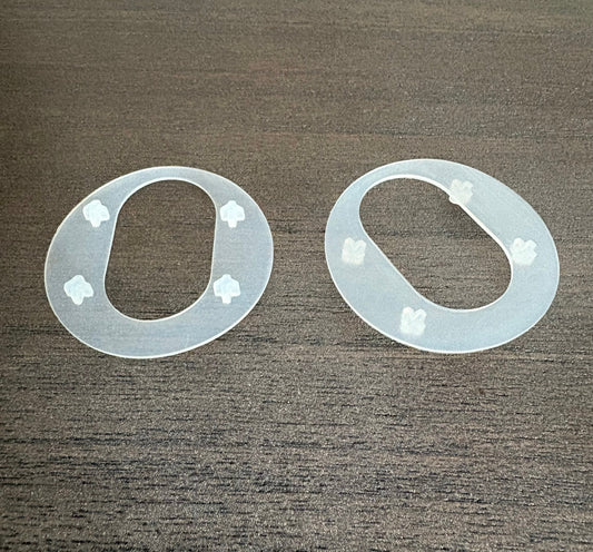 Klare Gummidichtungen (Set von 2) f¨¹r Executive und Kingsport Sitze