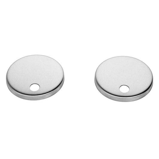 Montage-Basiskappen f¨¹r Executive Toilettensitze - Brushed Nickle (Satin) Finish (Set von 2)